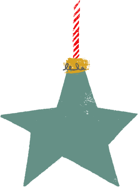 Green Star Bauble